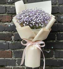 Букет цветов из:  Гипсофила в Зелёную Поляну