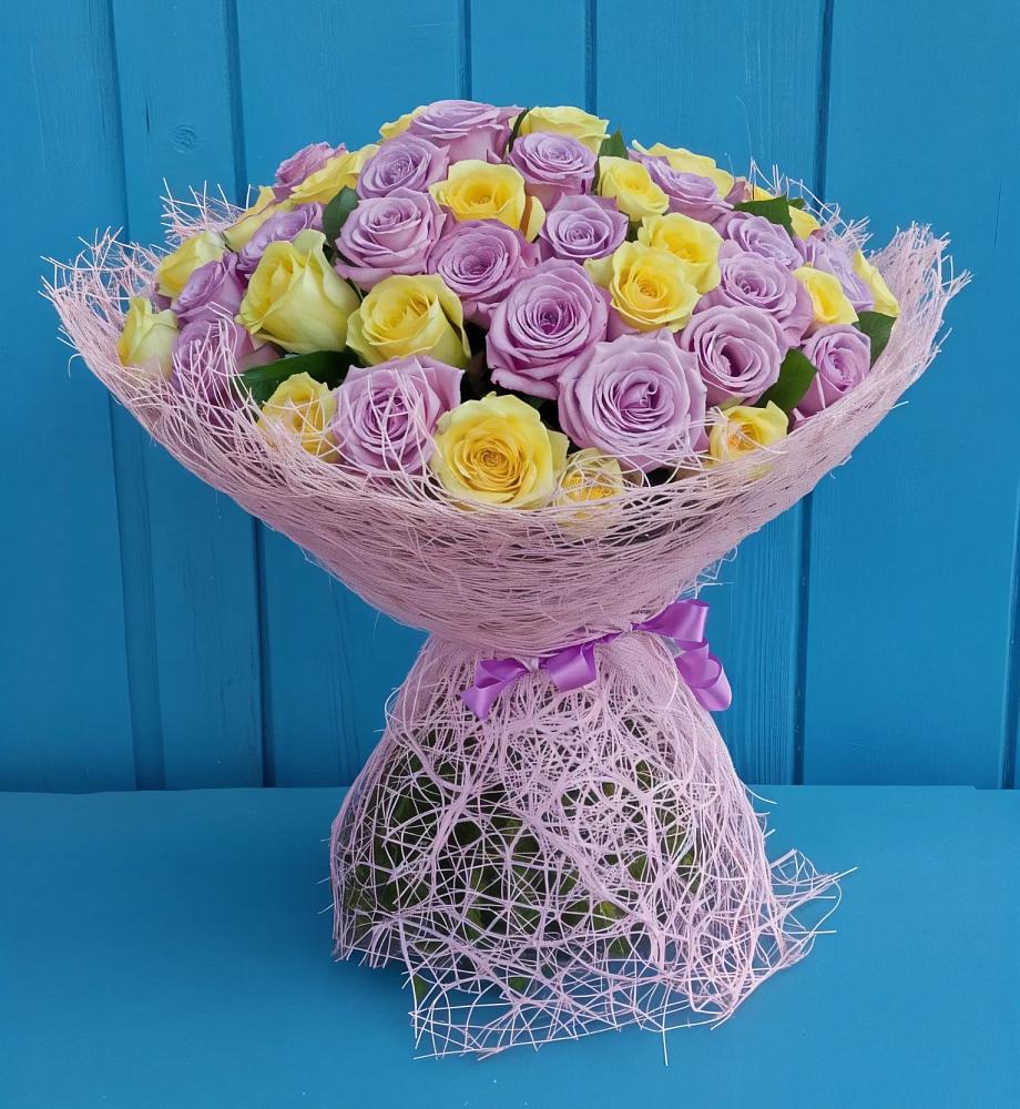 Букет 101 Волшебный Миг в Зелёную Поляну