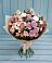 Букет цветов из: Хризантемы, Розы и Альстромерии в Зелёную Поляну