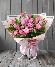 Букет Розовый кустик в Зелёную Поляну