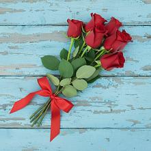 Букет Красные розы в Зелёную Поляну