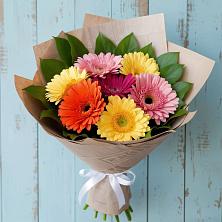 Букет цветов из:  Герберы в Зелёную Поляну