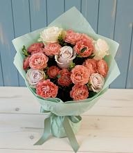 Букет цветов из:  Розы в Зелёную Поляну