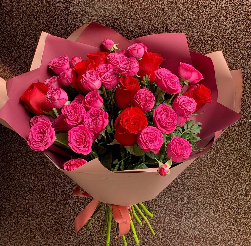 Букет В объятьях нежности в Зелёную Поляну