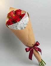 Букет цветов из:  Розы в Зелёную Поляну