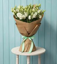 Букет цветов из:  Лизиантусы #REPLACE_PRED# Зелёную Поляну