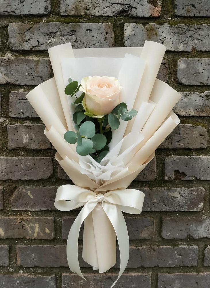 Букет цветов из: Розы в Зелёную Поляну