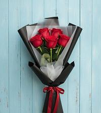 Букет цветов из:  Розы в Зелёную Поляну