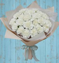 Букет цветов из:  Гвоздики #REPLACE_PRED# Зелёную Поляну